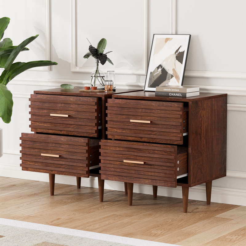 Wayfair Memorial Day Sale: Jamyira 2-Drawer Nightstands Set