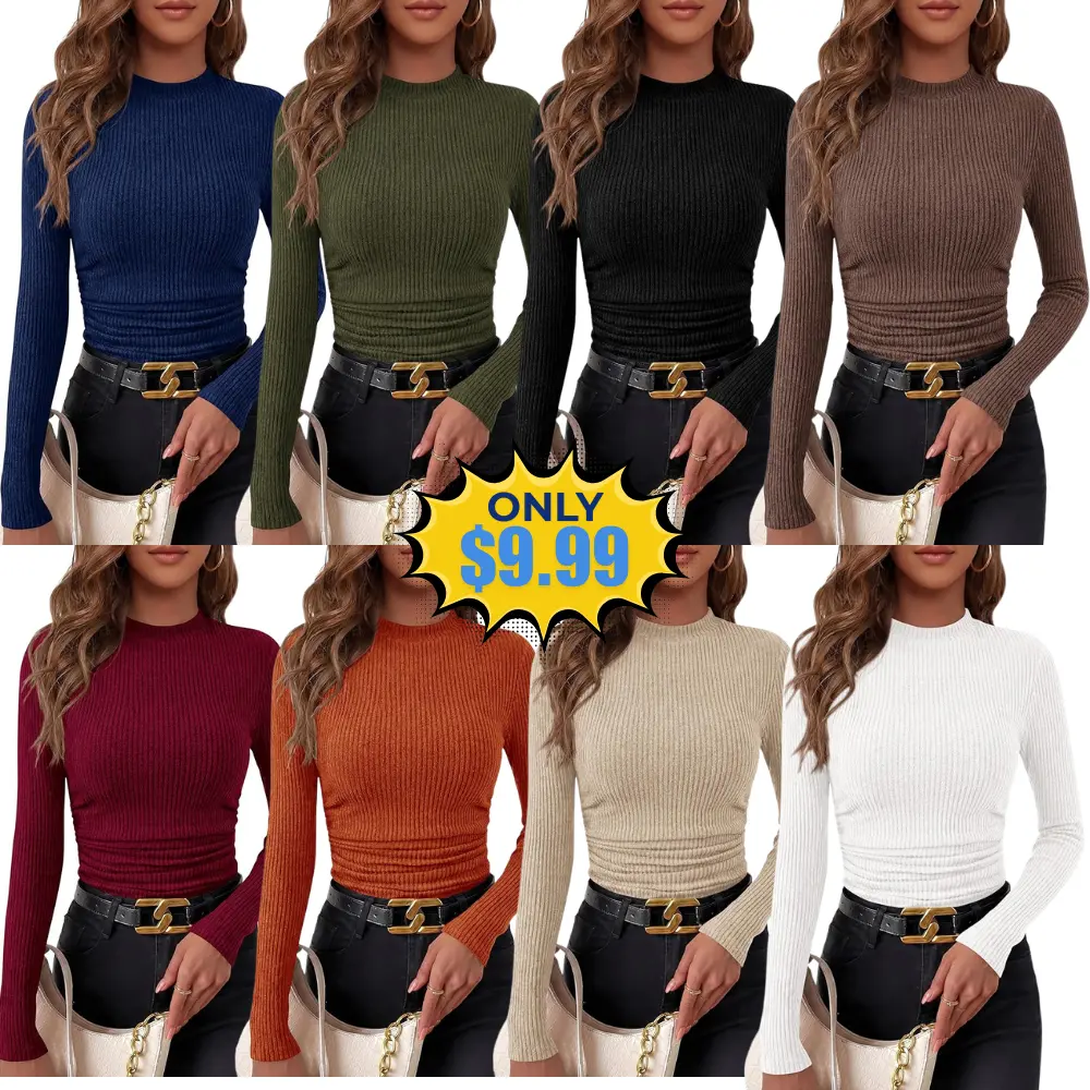 PRETTYGARDEN Womens Long Sleeve Shirts Deal: Use Promo Code YDA323WY