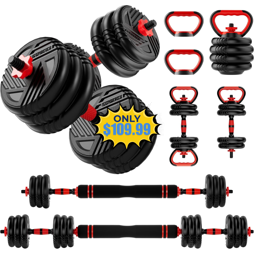 5 in 1 Multi-Function Dumbbells Set Deal