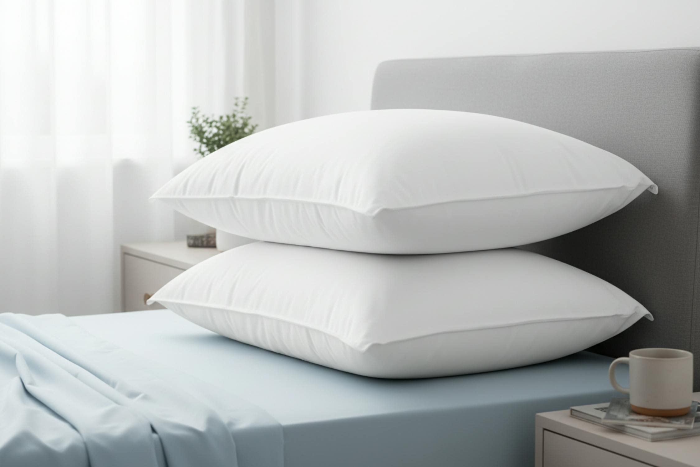 Grab a 2-Pack of Gel-Fiber Pillows for as Only $46 at The Home Depot