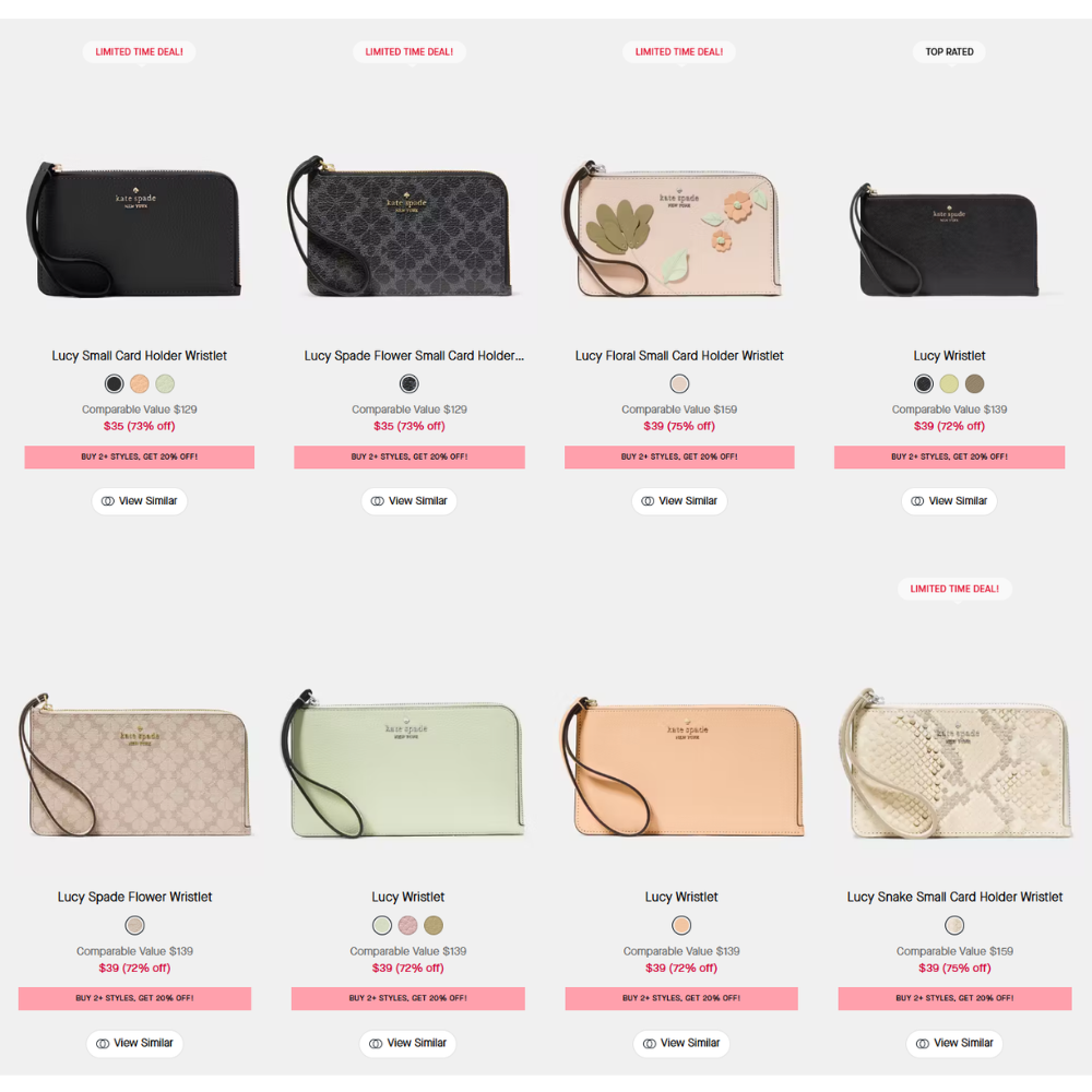 Kate Spade Wristlet Styles Deal: Buy 2+, Save 20%