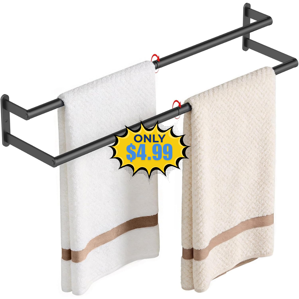 Double Towel Bar 24Inch Deal: Save 50%