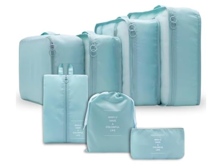 7-Piece Compression Travel Packing Cubes Deal at Woot: Save $17 Off