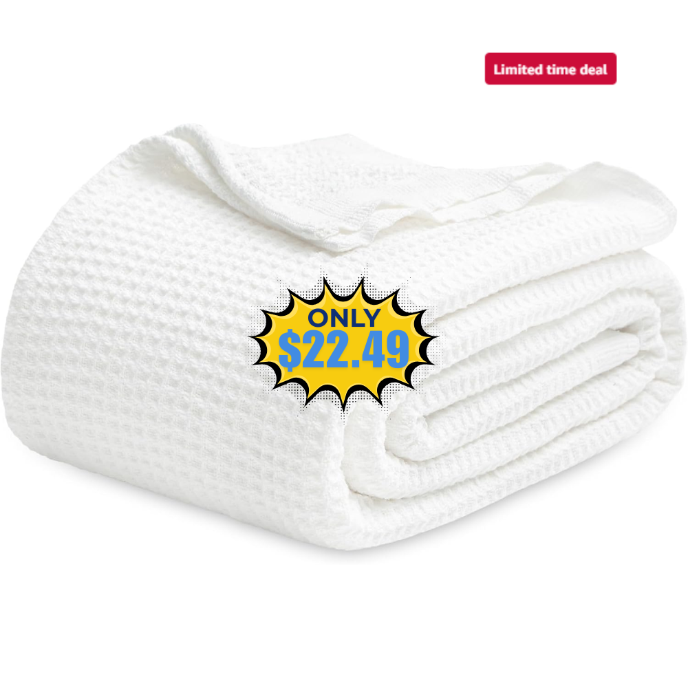 Bedsure Gentlesoft 100% Cotton Blanket Deal: Save 10%