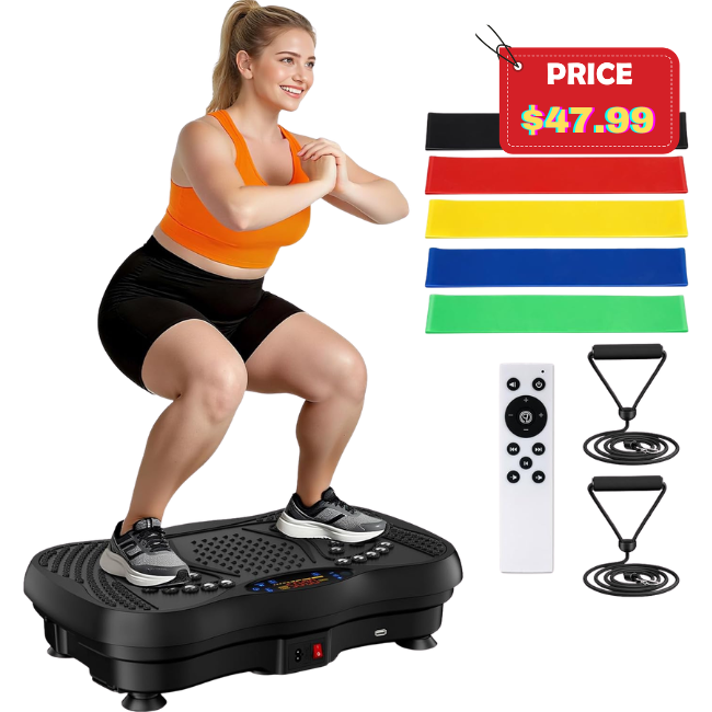 Vibration Plate Exercise Machine Sale: Save 40%