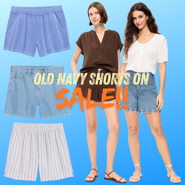 Old Navy Shorts Sale: 60% Off