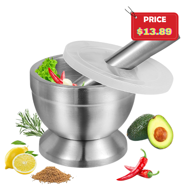 Stainless Steel Mortar and Pestle Deal: Save at Store