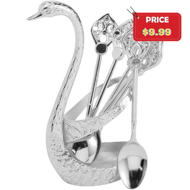 Coffee Spoon Set With Holder Deal: Save at Walmart