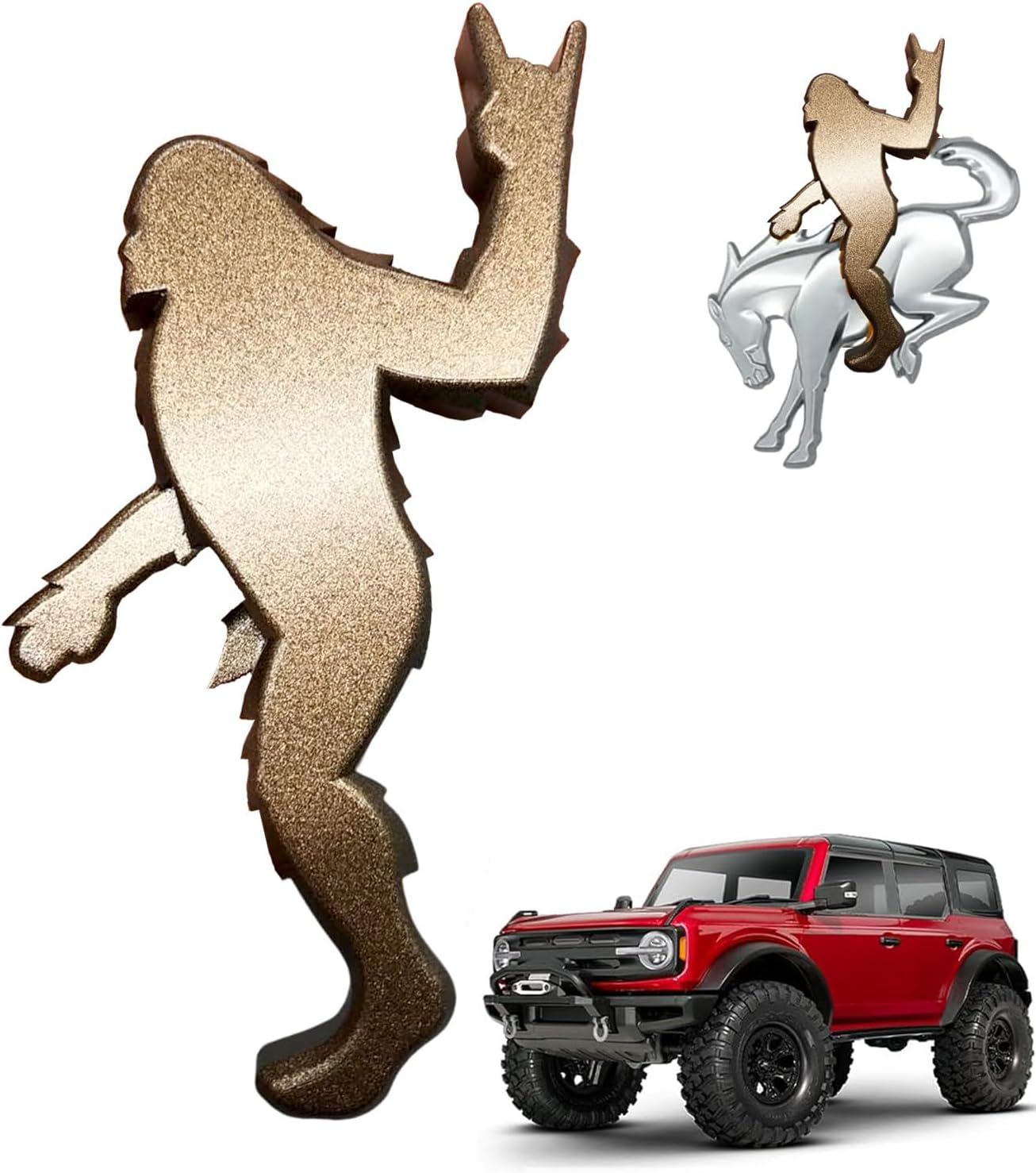 Add-A-Sasquatch Emblem for Bronco, 3x4 Inch, Off-Road Decal  deal at Amazon