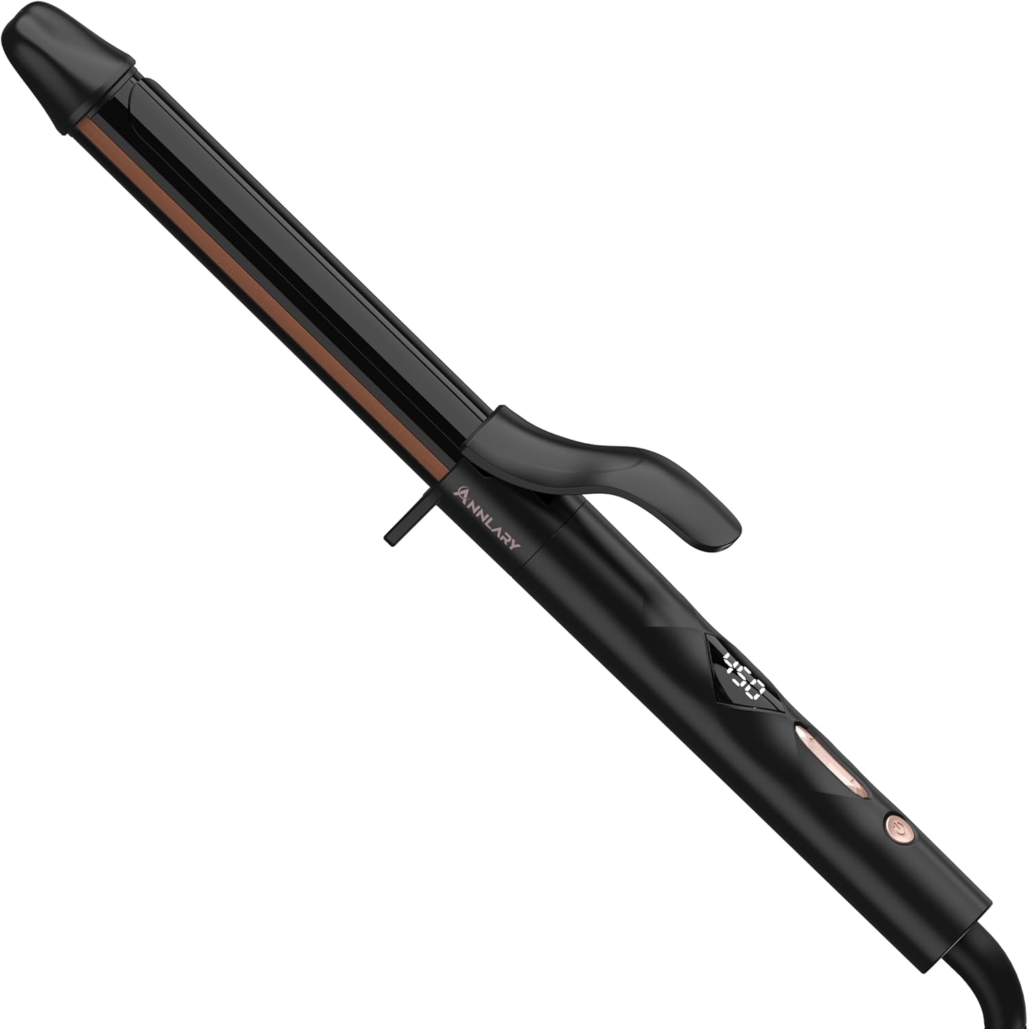 ANNLARY 1 Inch Curling Iron, Titanium Ceramic Hair Curler, F deal at Amazon