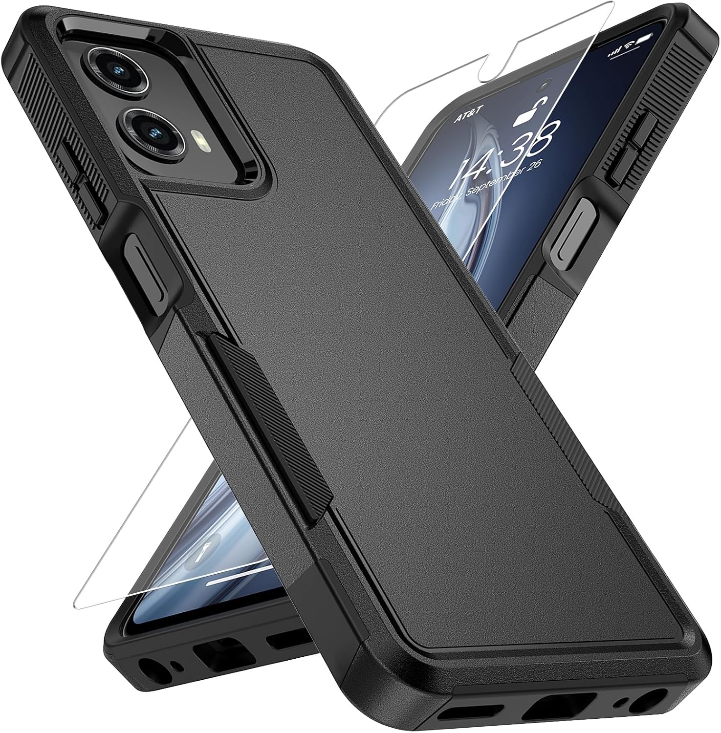 Vinve for Moto G 5G 2024 Case with HD Screen Protector, Mili deal at Amazon