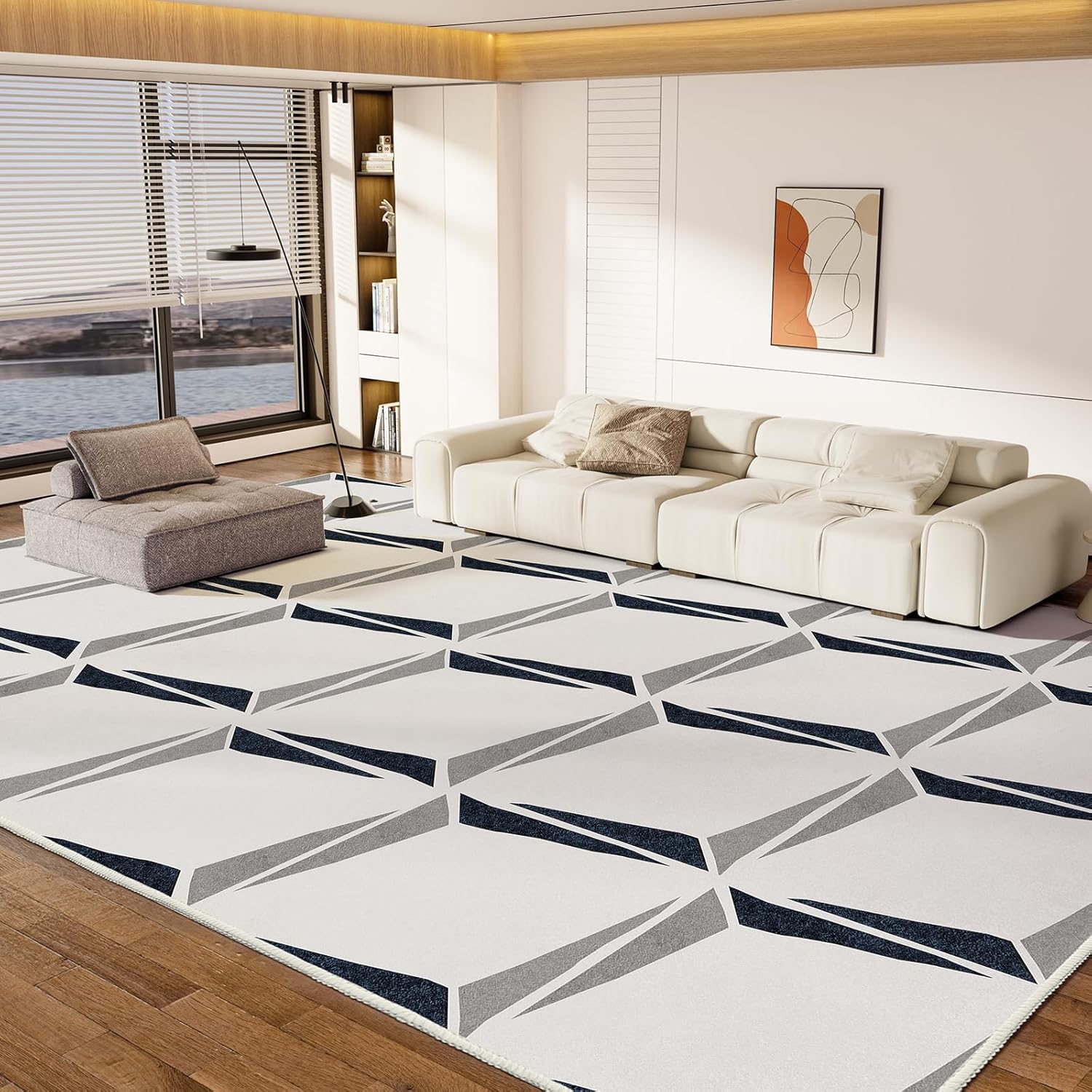 GEMBED Washable 5x7 Area Rug - 0.4 Inch Thick Soft Non Slip  deal at Amazon