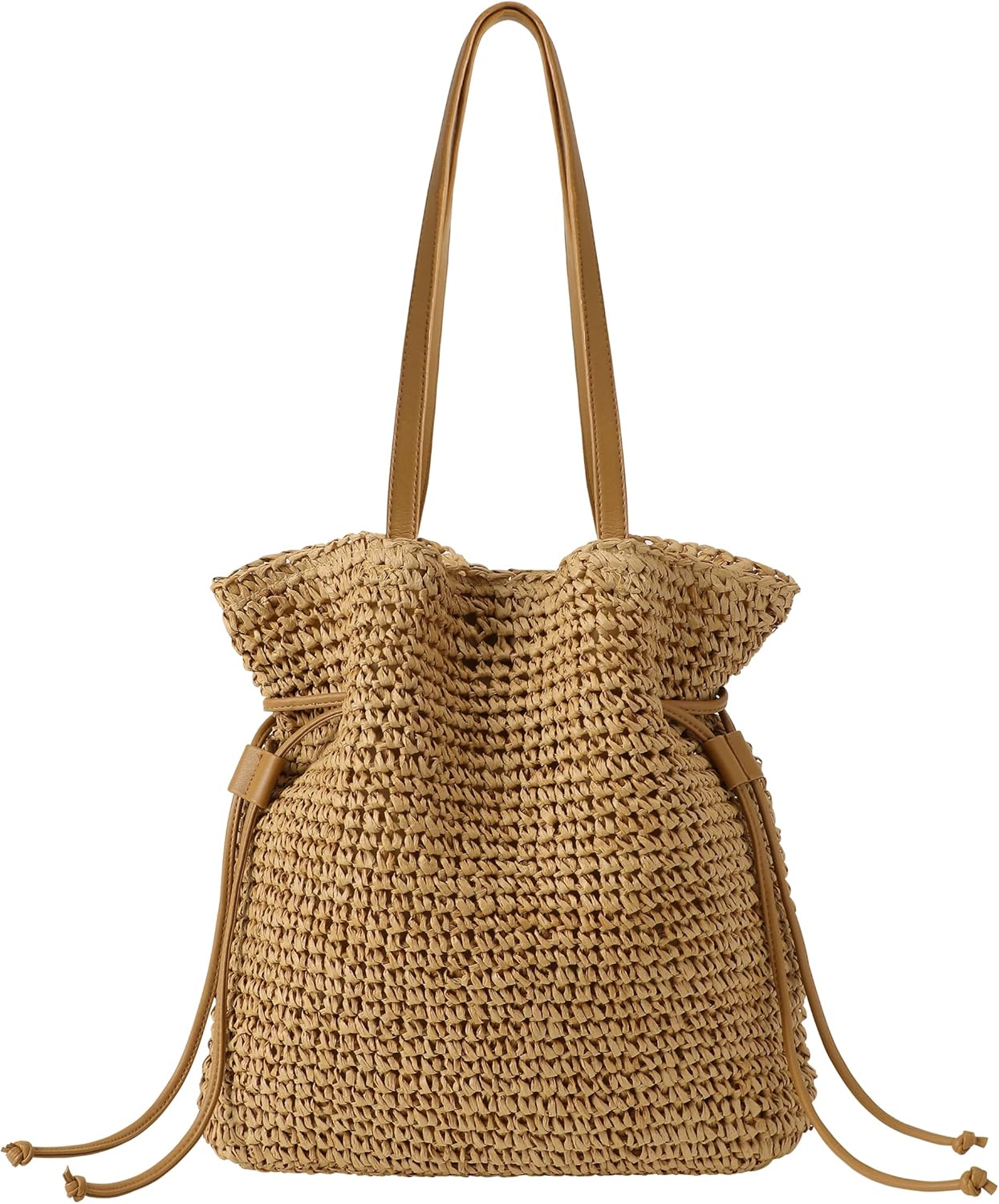 Loiyadn Beach Bag, Straw Beach Bags for Women, Floral Design deal at Amazon