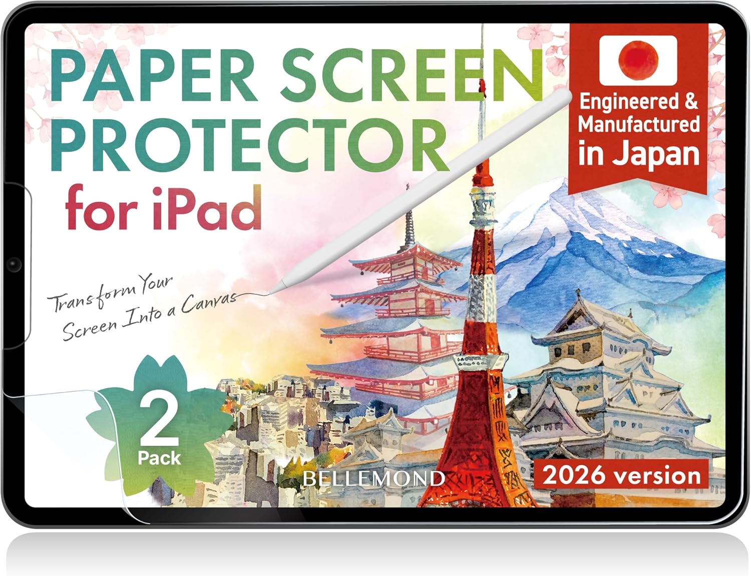 BELLEMOND | 2 Pack Paperfeel Screen Protector for iPad Pro 1 deal at Amazon