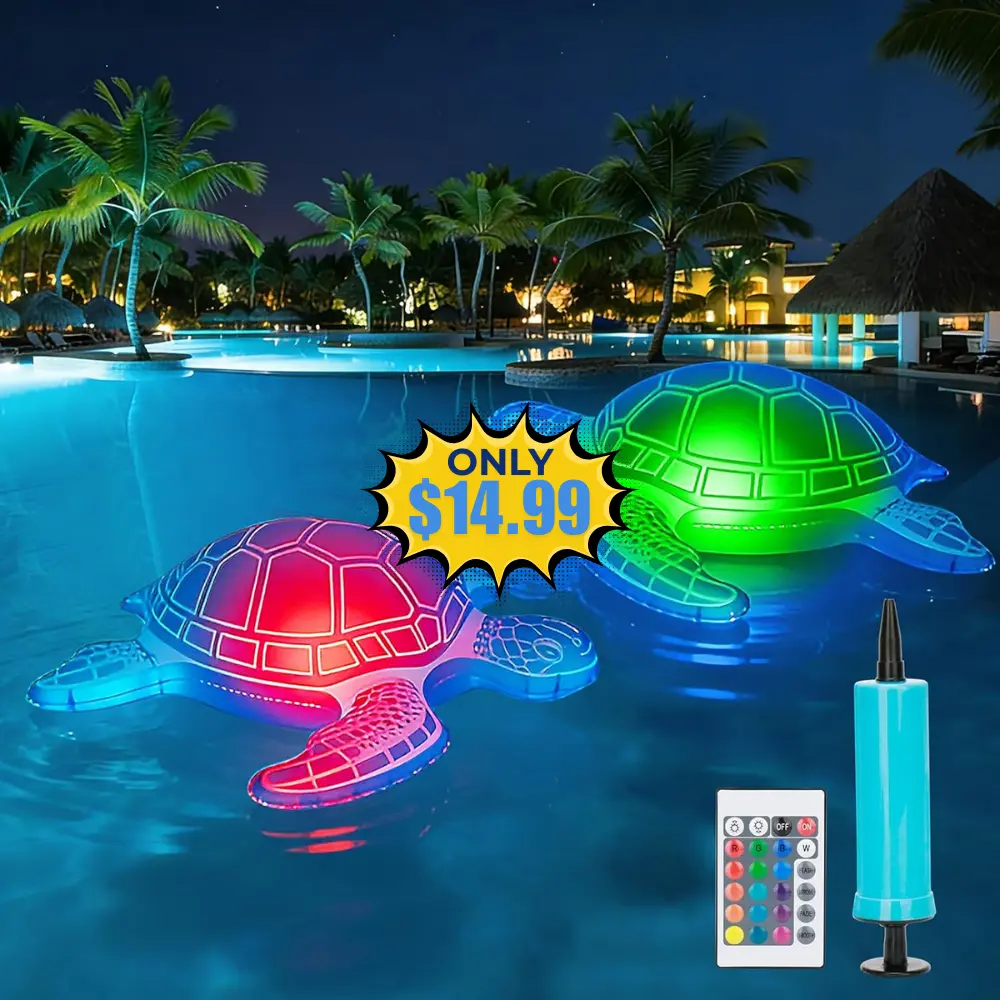 26.5″ Solar Floating Pool Lights Deal: Save 50%