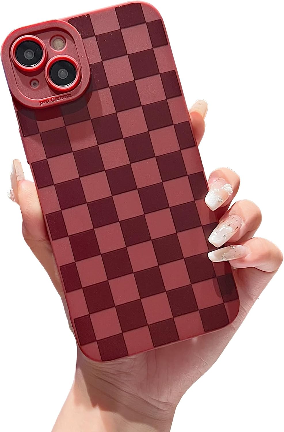 YUMUPIFE Compatible with iPhone 13 Case Cute Checkered Patte deal at Amazon