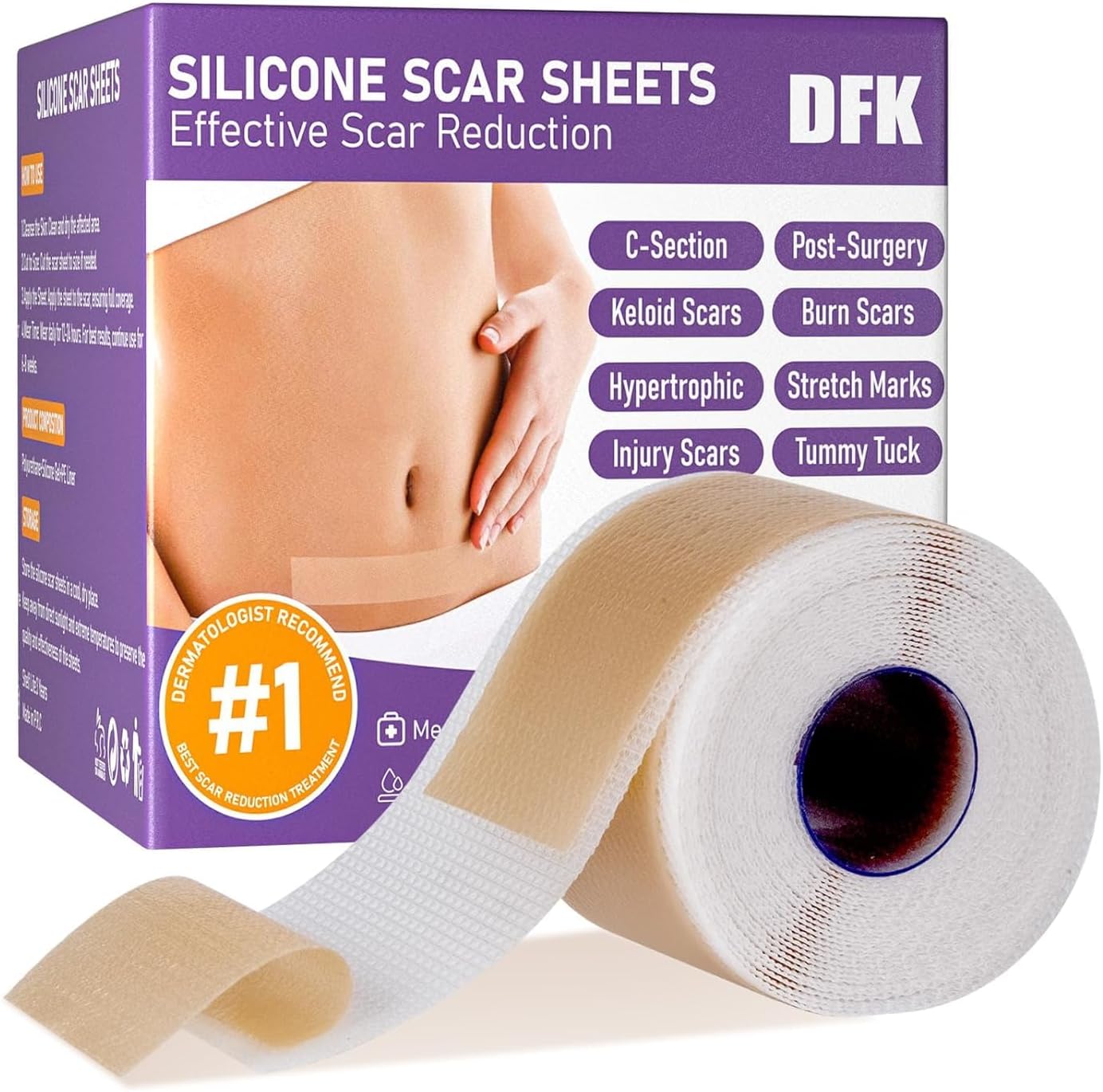Silicone Scar Sheets, Silicone Only $9.99 (Reg. $18.99) at Amazon