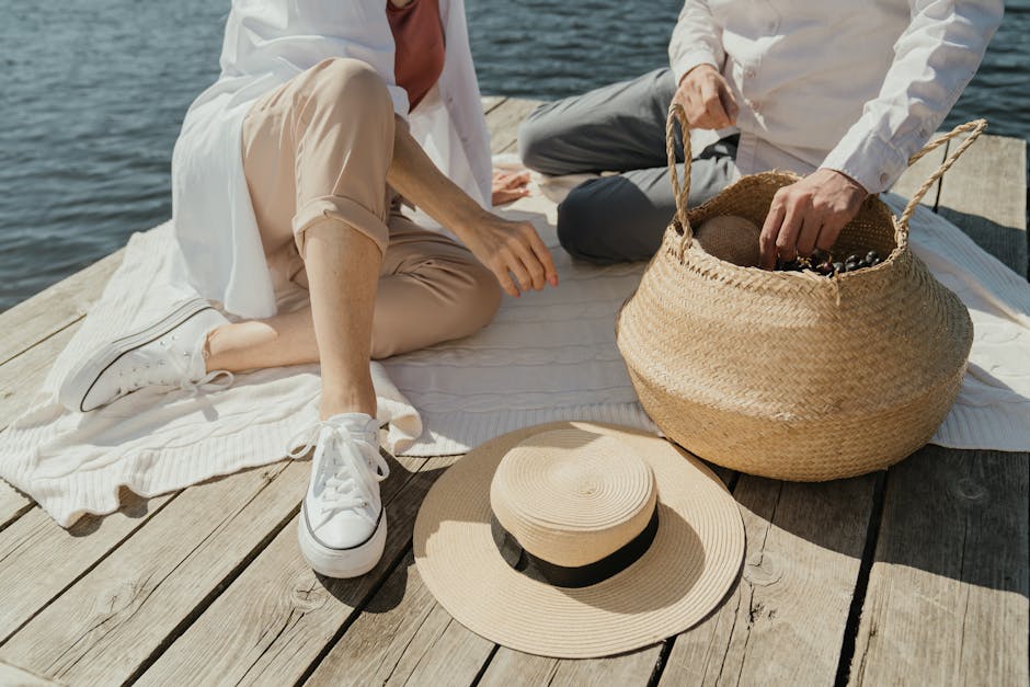 This Better Homes & Gardens Rattan Picnic Basket Is a Summer Must-Have