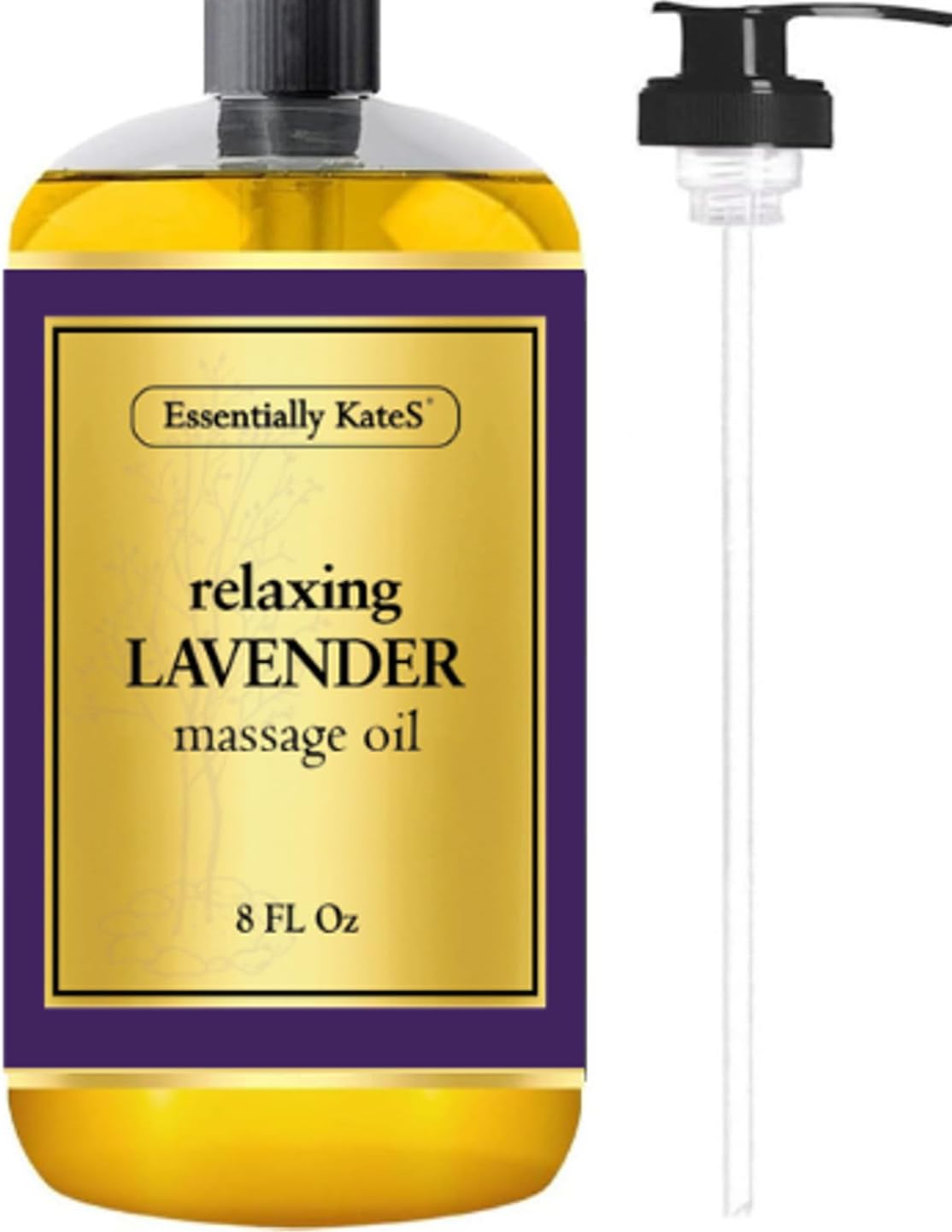 Essentially KateS Lavender Massage Oil 8 Fl Oz - Relaxation  deal at Amazon