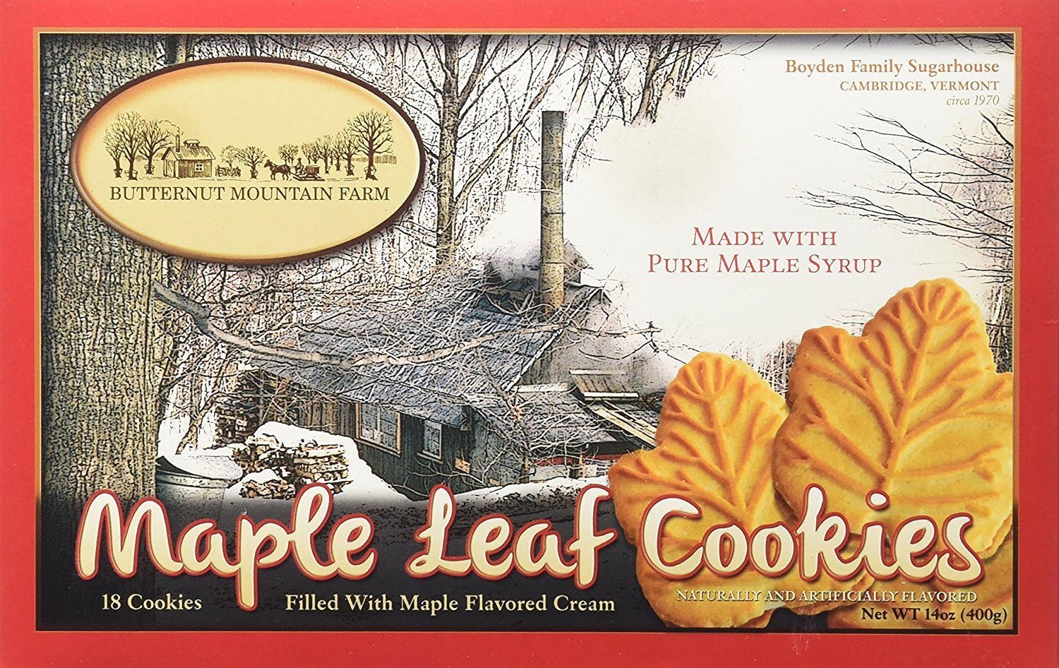 Butternut Mountain Farm Maple Leaf Cookies deal at Amazon