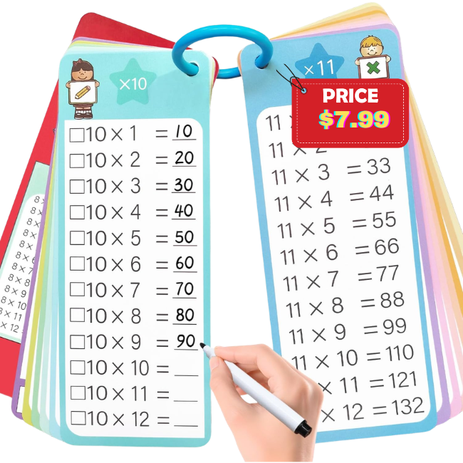 Multiplication Flash Cards Deal: Save at Store