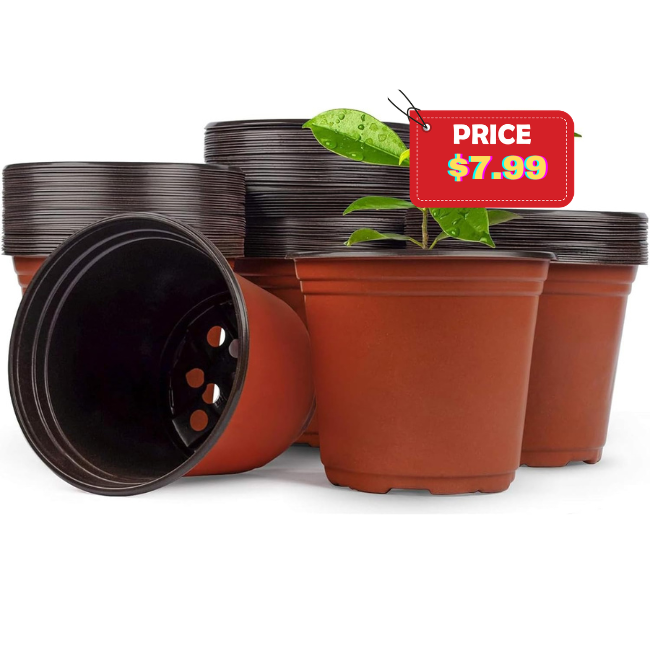 100 PCS Plastic Nursery Pots Deal: Save 53%