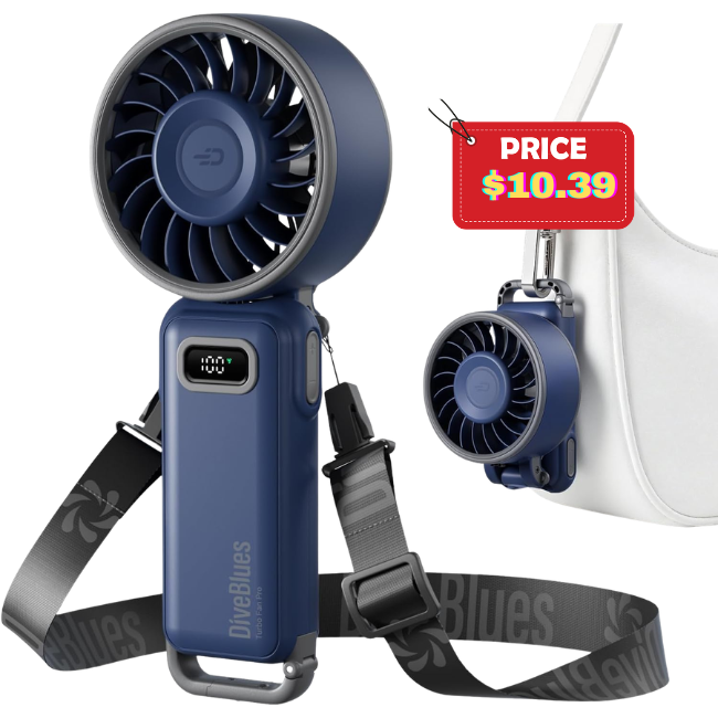 Portable Handheld Fan Deal: Save 35%