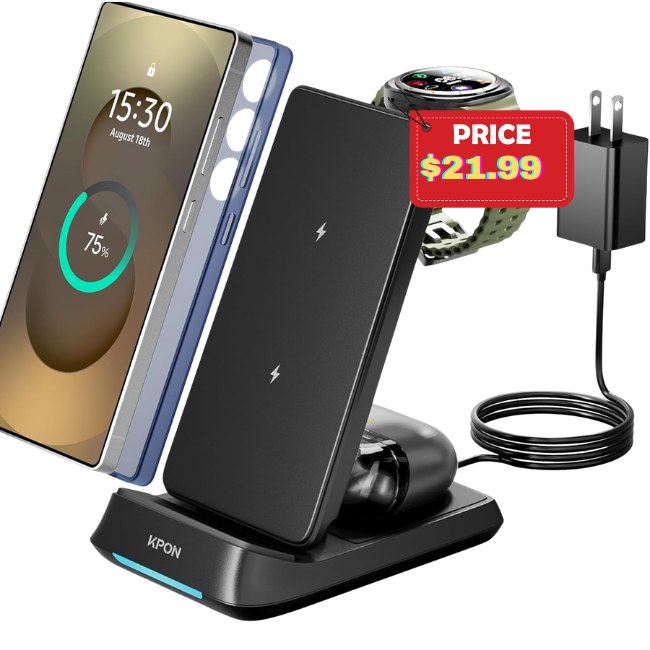 3 in 1 Charging Station Deal: Save 35%