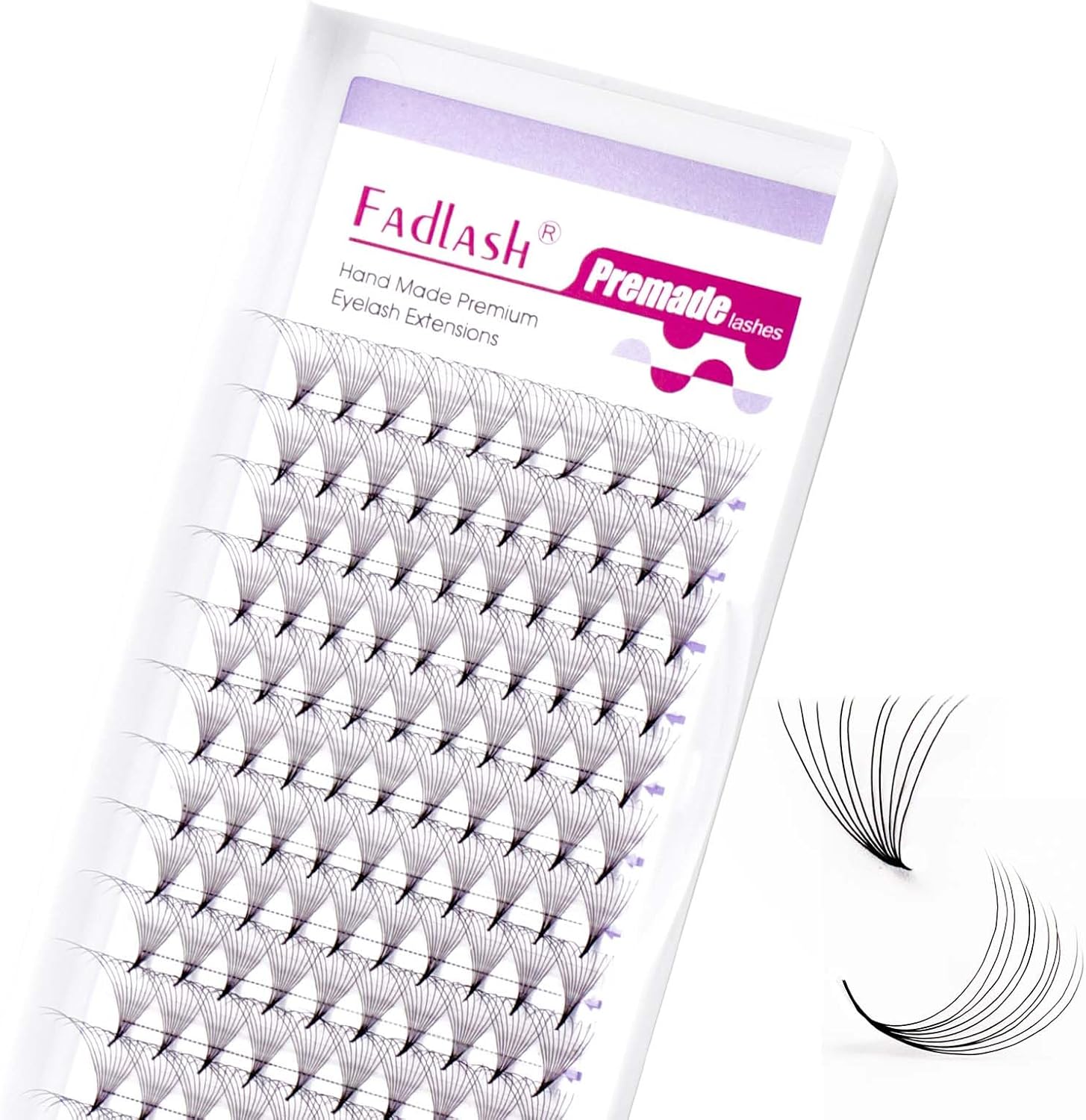 FADLASH Premade Fans Eyelash Extensions 10D 0.07 Volume Lash deal at Amazon