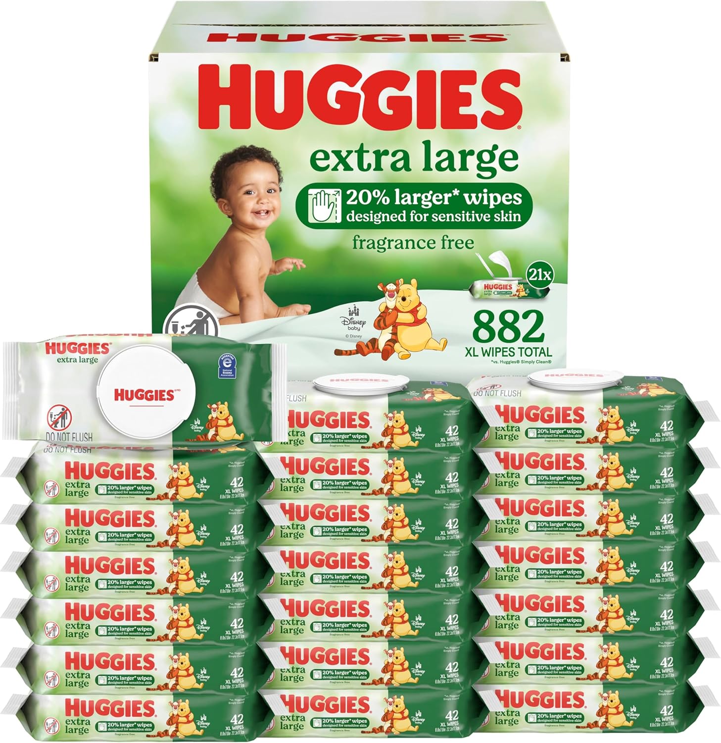 Huggies 882-Count Baby Wipes Only $32.08 (Reg. $36.99) at Amazon