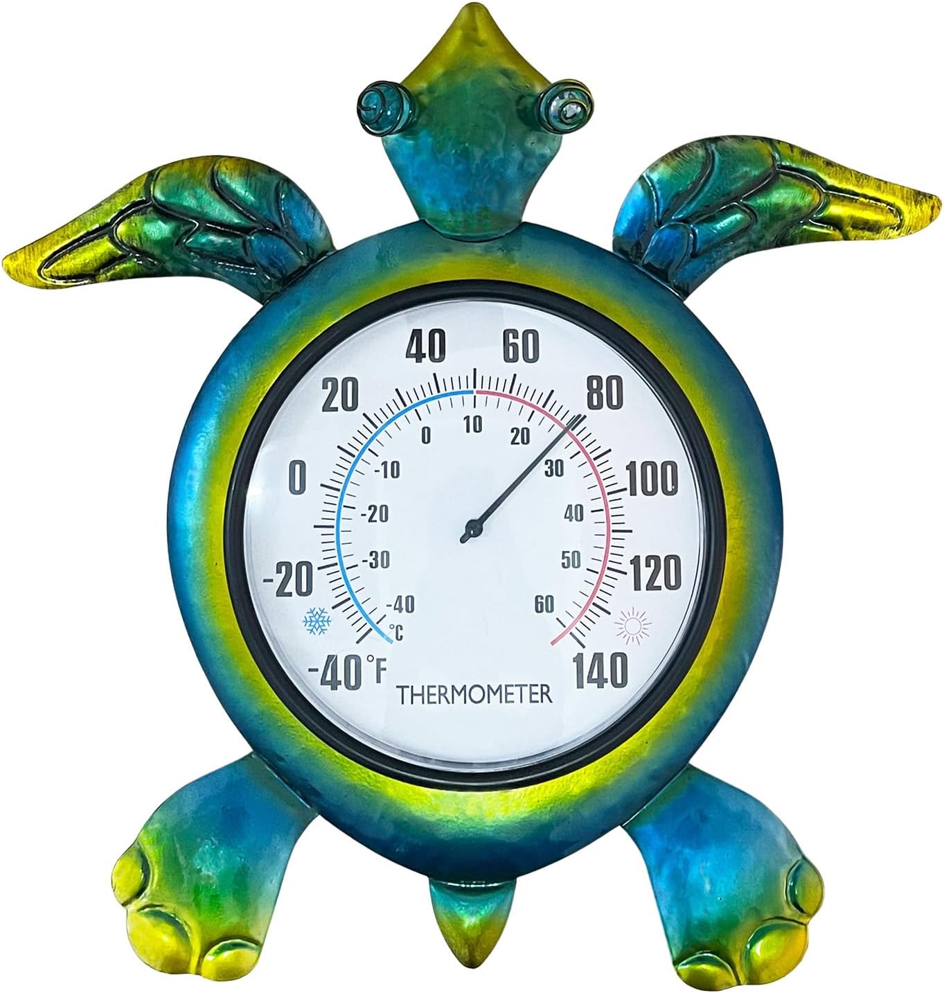 SOTALING Turtle Outdoor Thermometer - Wall Mount Thermometer deal at Amazon