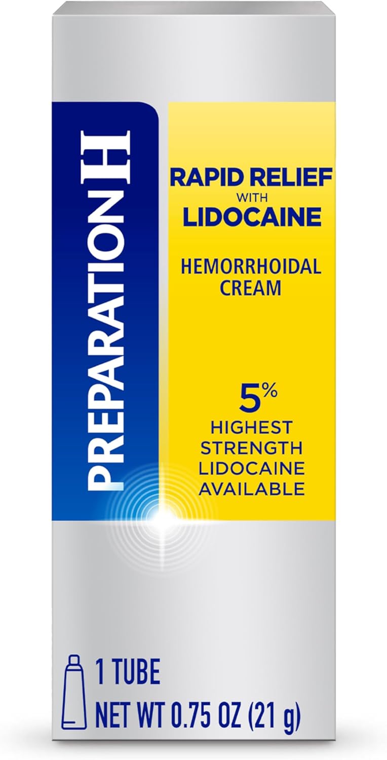 Preparation H Rapid Relief Hemorrhoid Cream with Lidocaine,  deal at Amazon