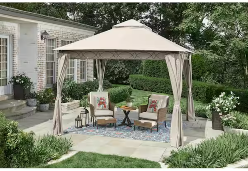 Home Depot Daily Pick: Hampton Bay Palantine 10.5 ft. x 10.5 deal at Home Depot