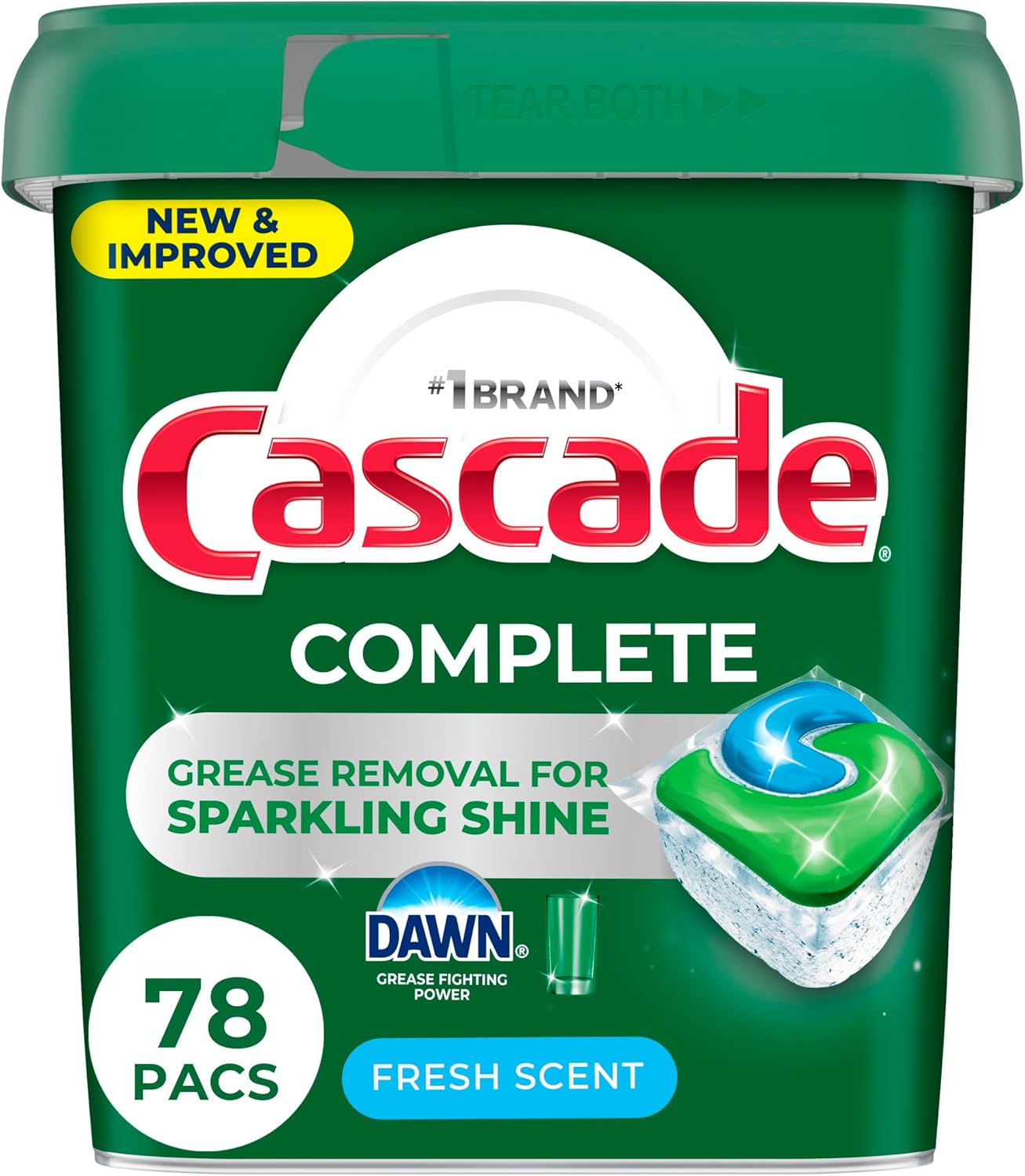 4 Cascade 78-Count Dishwasher Pods deal at Amazon