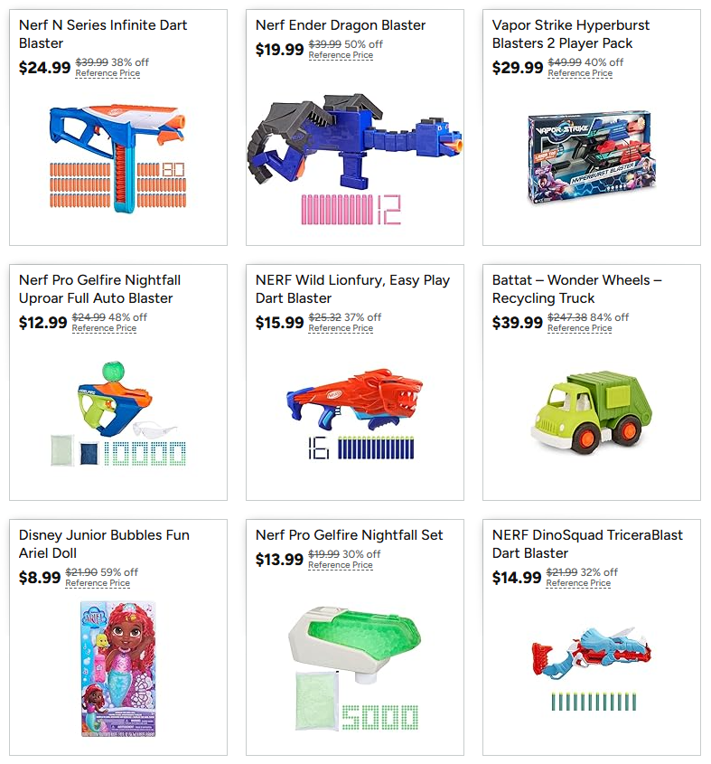 NERF and More Outdoor Toys Sale Up to 75% Off at Woot