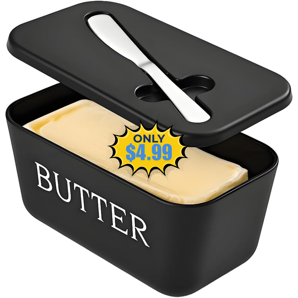 Large Plastic Butter Dish Deal: Save 50%