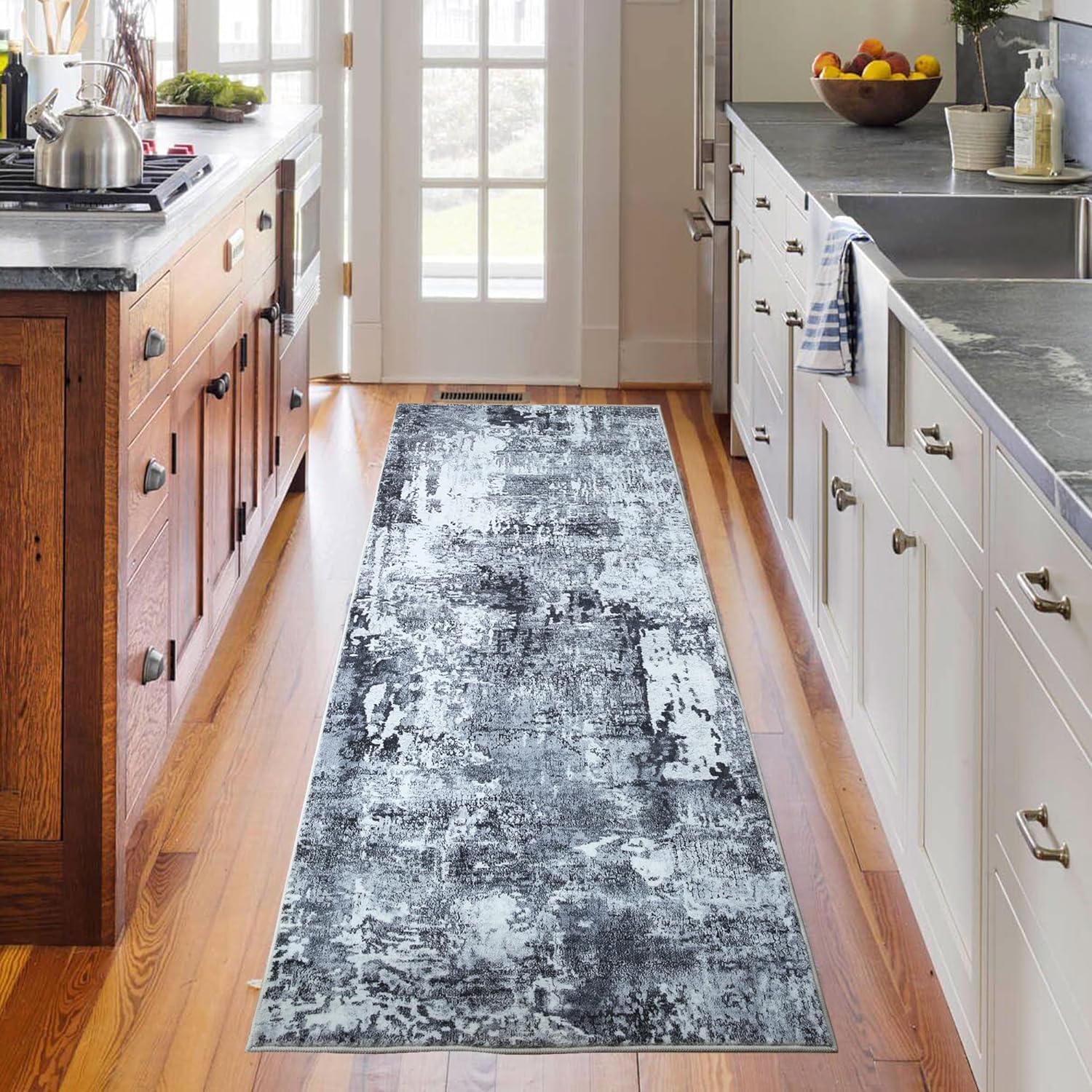 Rugcomf Runner Rug 2'6''x8' Hallway Washable Boho Soft Area  deal at Amazon