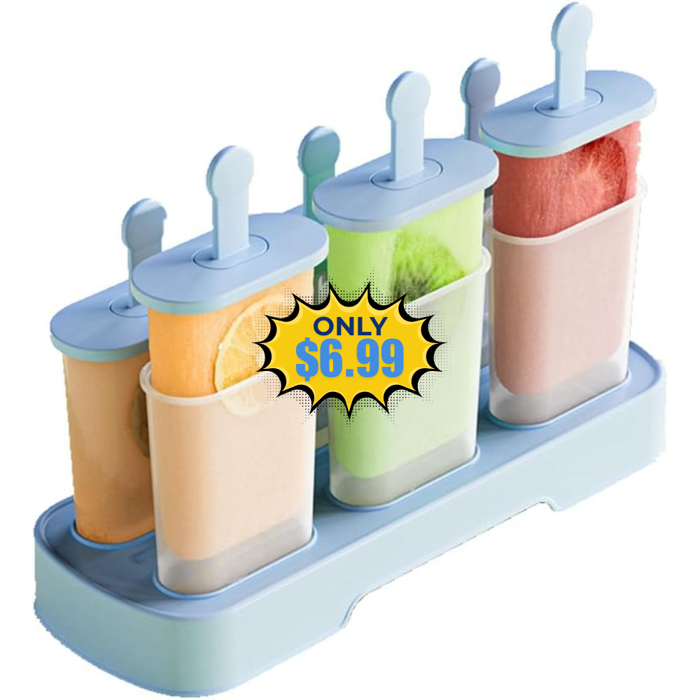 Popsicle Molds Set 6 Pieces Deal: Save 42%