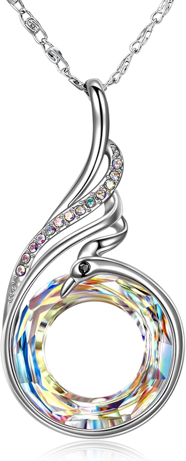Kate Lynn Phoenix Necklaces for Women Crystal Pendant Neckla deal at Amazon