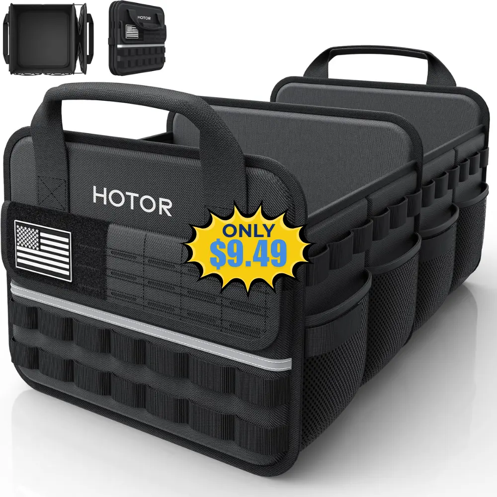 HOTOR Tactical Car Trunk Organizer Deal: Save with Promo Code