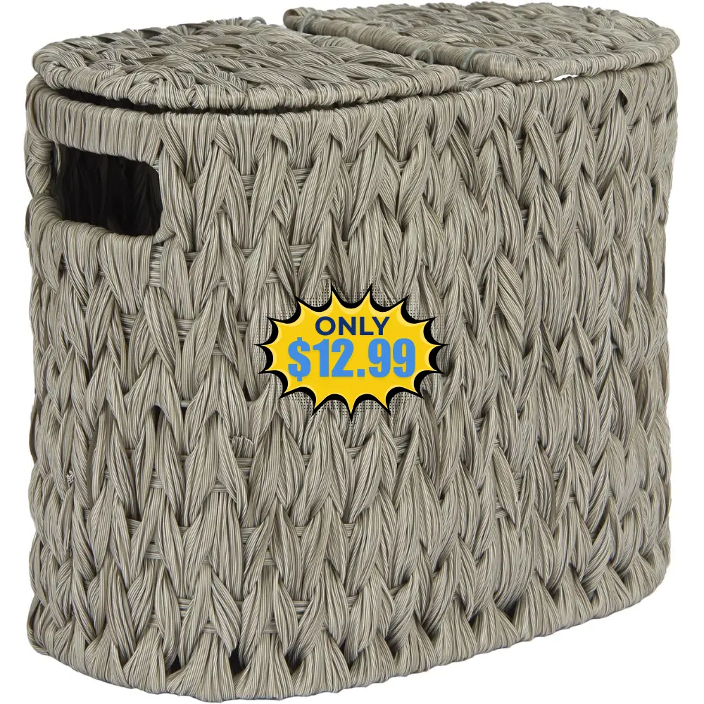 Toilet Paper Storage with Double Lid Promo: Amazing Price