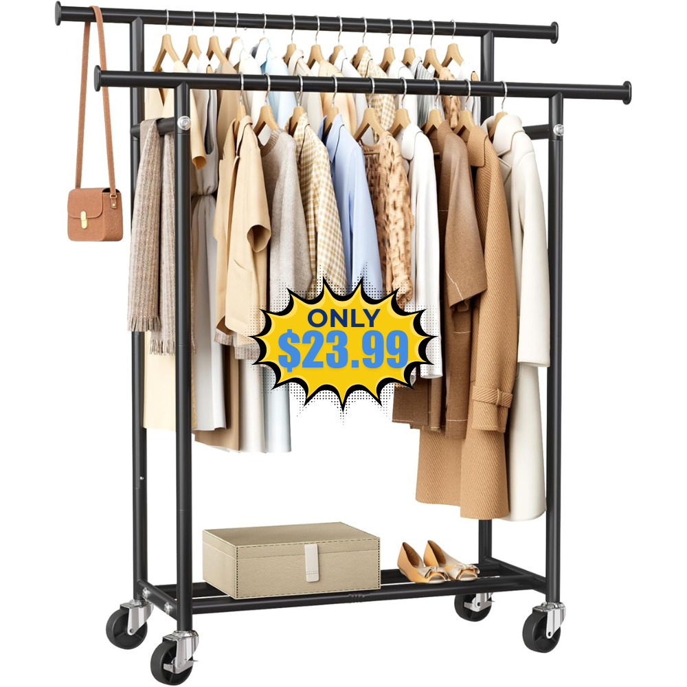 HYSEYY Clothes Rack Deal: Save 33%