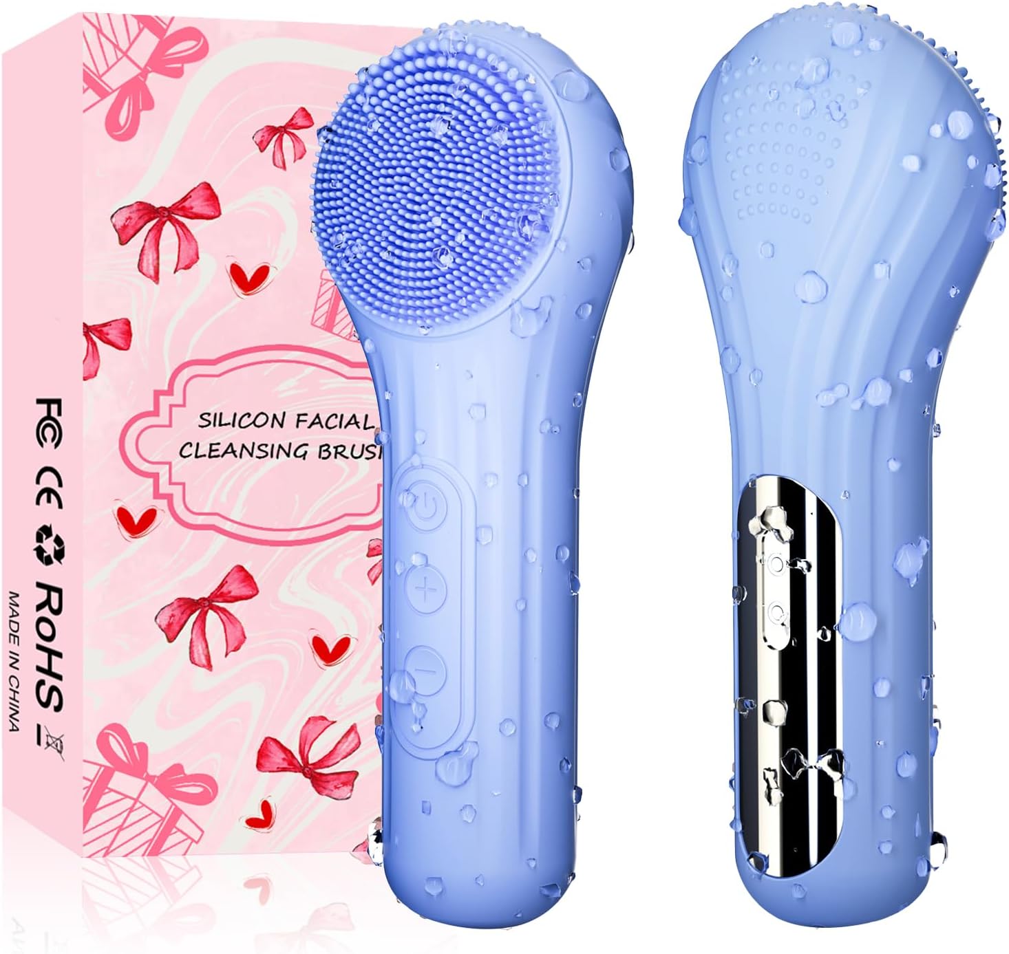 Silicone Face Scrubber, Waterproof Electric Facial Cleansing deal at Amazon