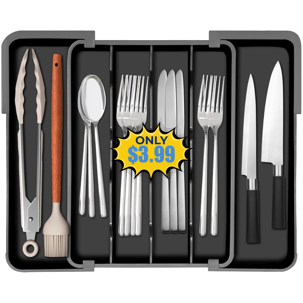 Homecor Silverware Organizer – Expandable Deal: Save with Promo Code