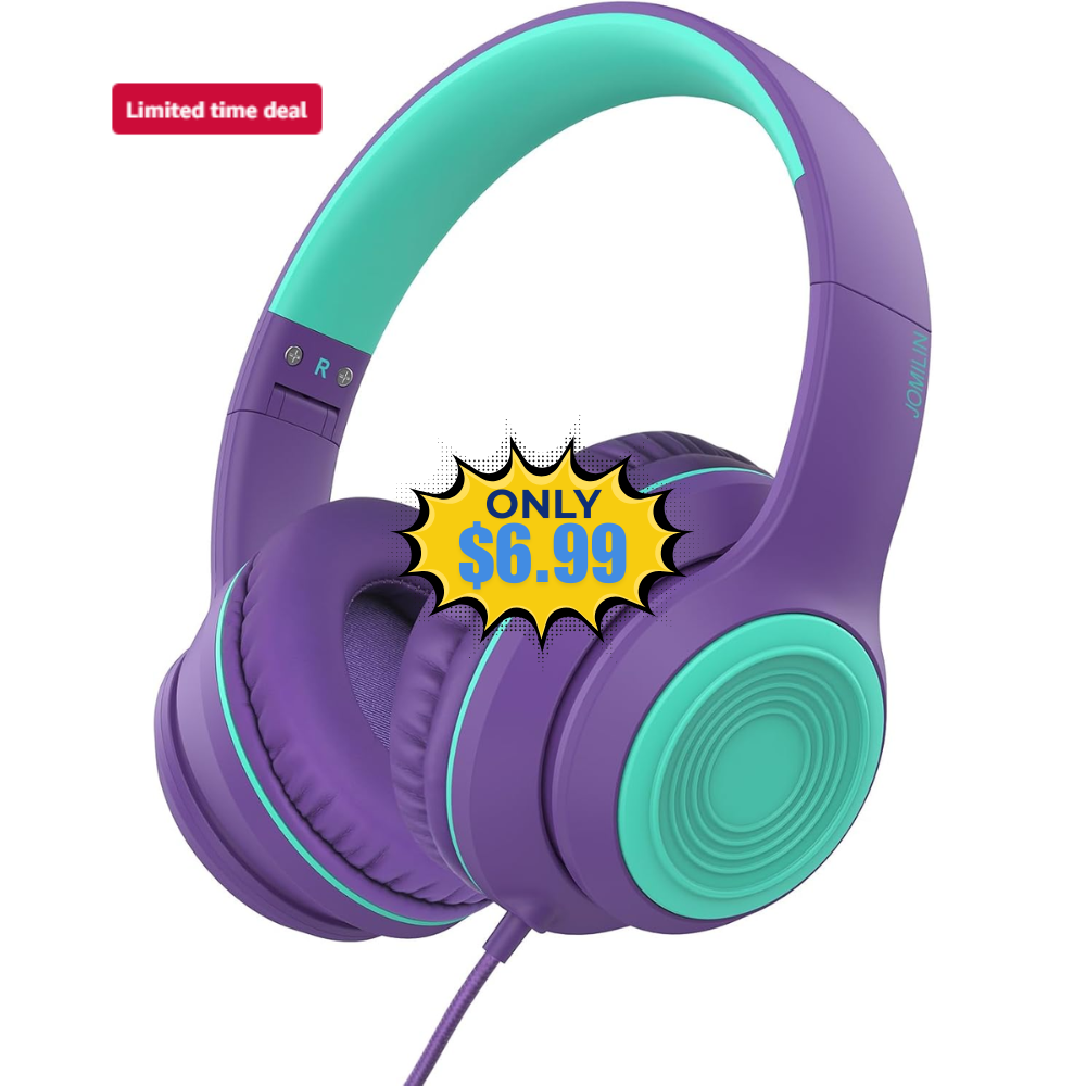JOMILIN A8 Wired Over-Ear Headphones Deal: Save 50%