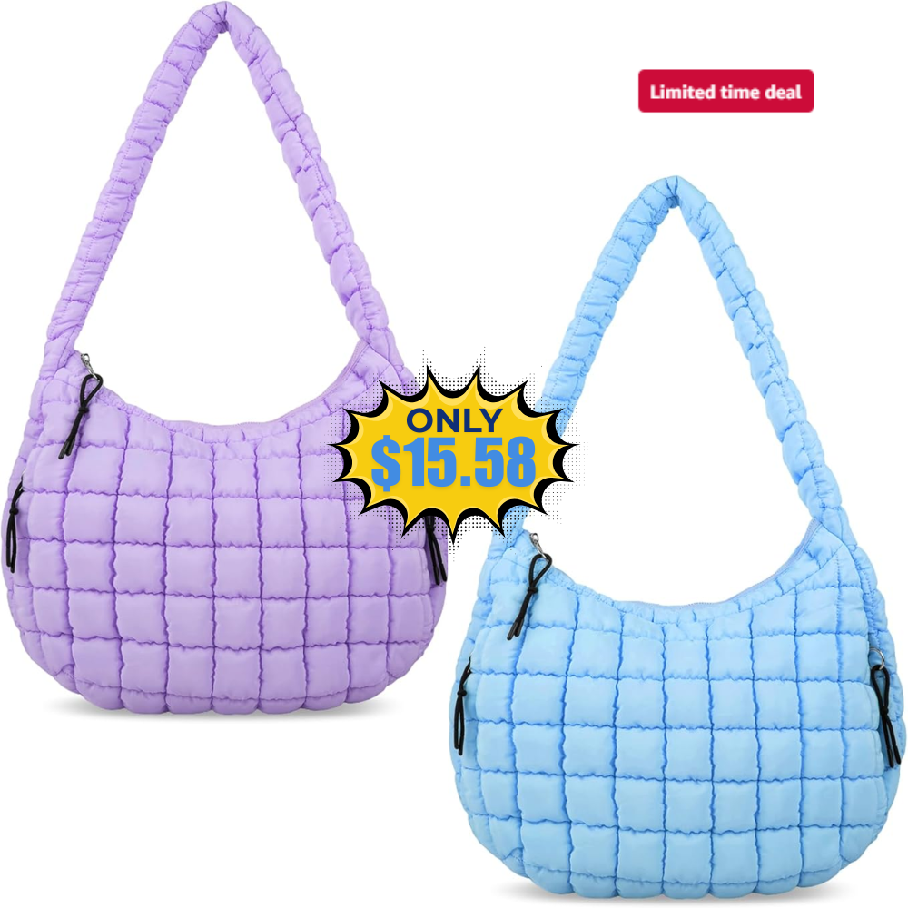 Quilted Puffer Tote Bag Deal: Save 55%