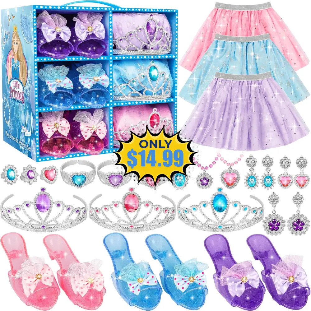 Princess Dress Up Toys Set Deal: Save 50%