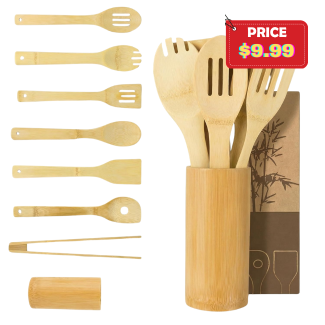 Bamboo Cooking Utensils Deal: Save at Store