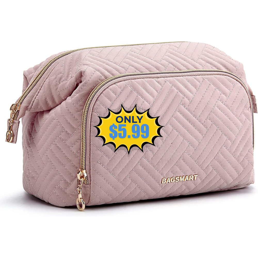 BAGSMART Travel Makeup Bag Deal: Save 57%