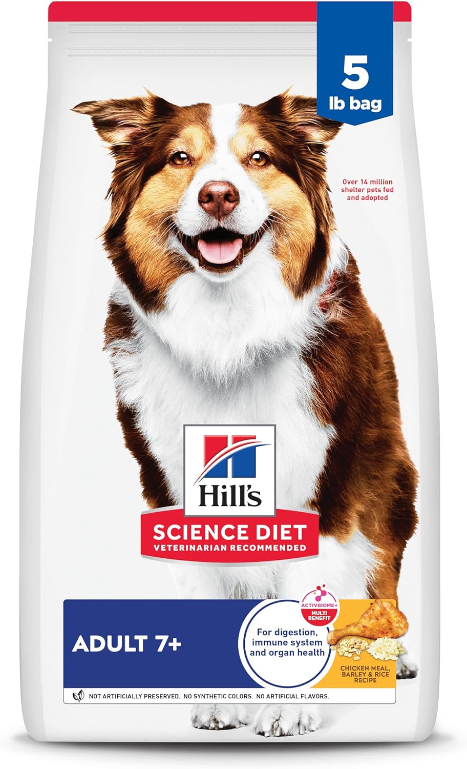 Hill's Science Diet Adult 7+ Dry Dog Food, Chicken Meal, Bar deal at Amazon